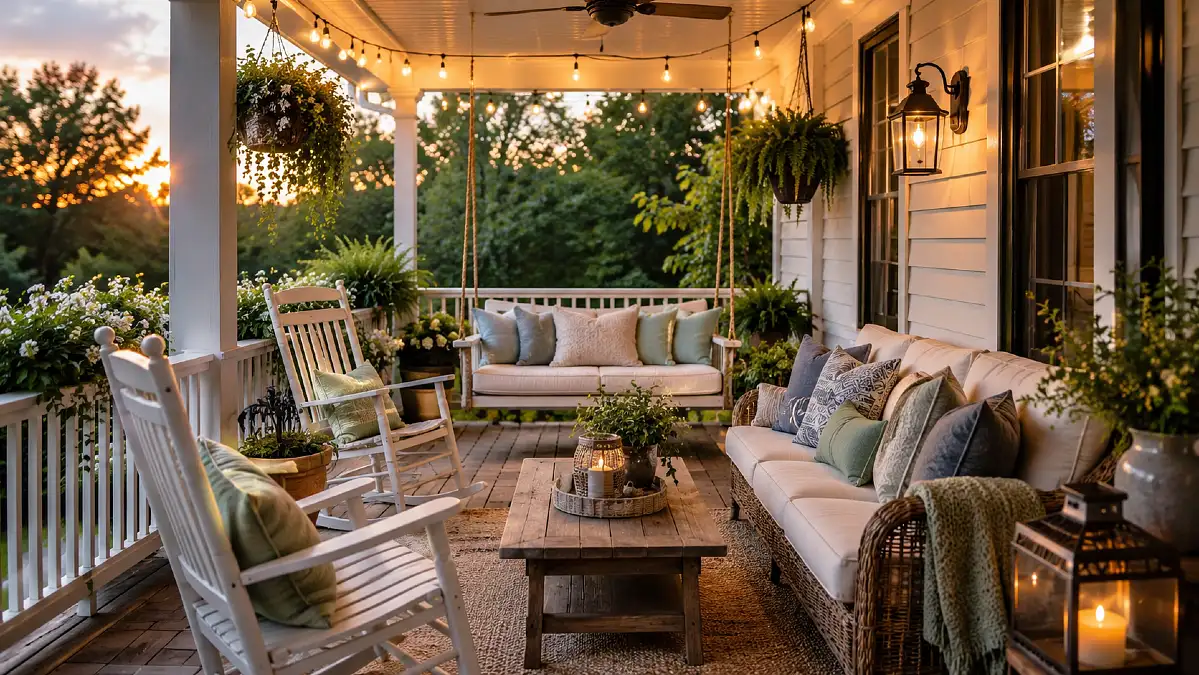 18 Relaxed Summer Porch Ideas for Lazy, Warm Evenings