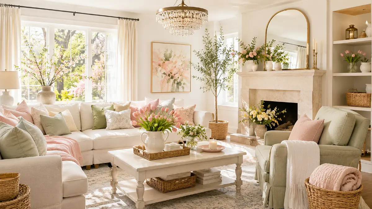 24 Fresh Spring Home Decor Ideas That Chase Away the Winter Gloom