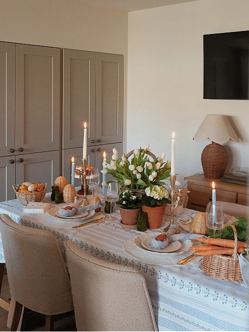 White Tulips and Cottage Brunch Layers