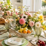 22 Cheerful Spring Table Ideas for Easy Weekend Brunches