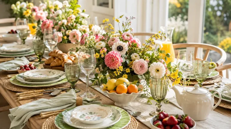 22 Cheerful Spring Table Ideas for Easy Weekend Brunches