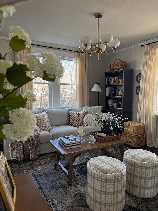 Soft Neutrals with Woven Spring Texture