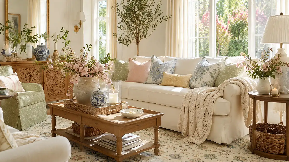 18 Bright Spring Living Room Ideas That Feel Like a Fresh Start
