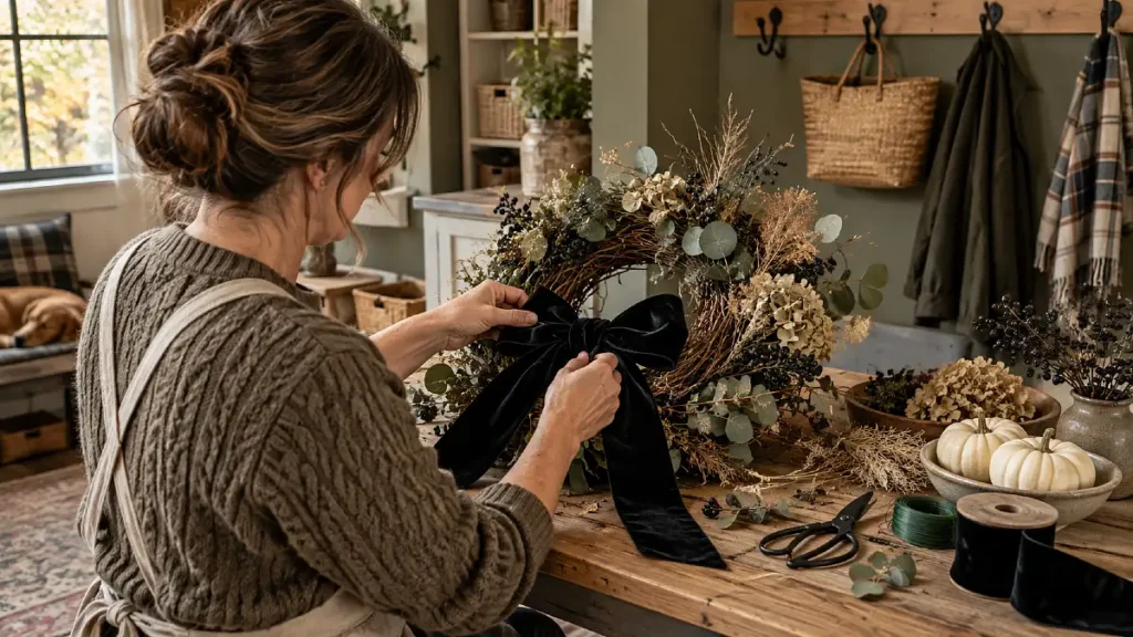 Create a Repeatable Halloween Wreath Styling Formula