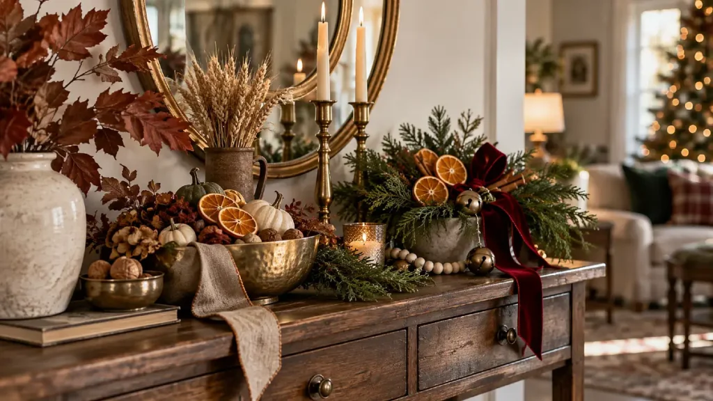 Shift the Same Orange Slices From Autumn to Christmas