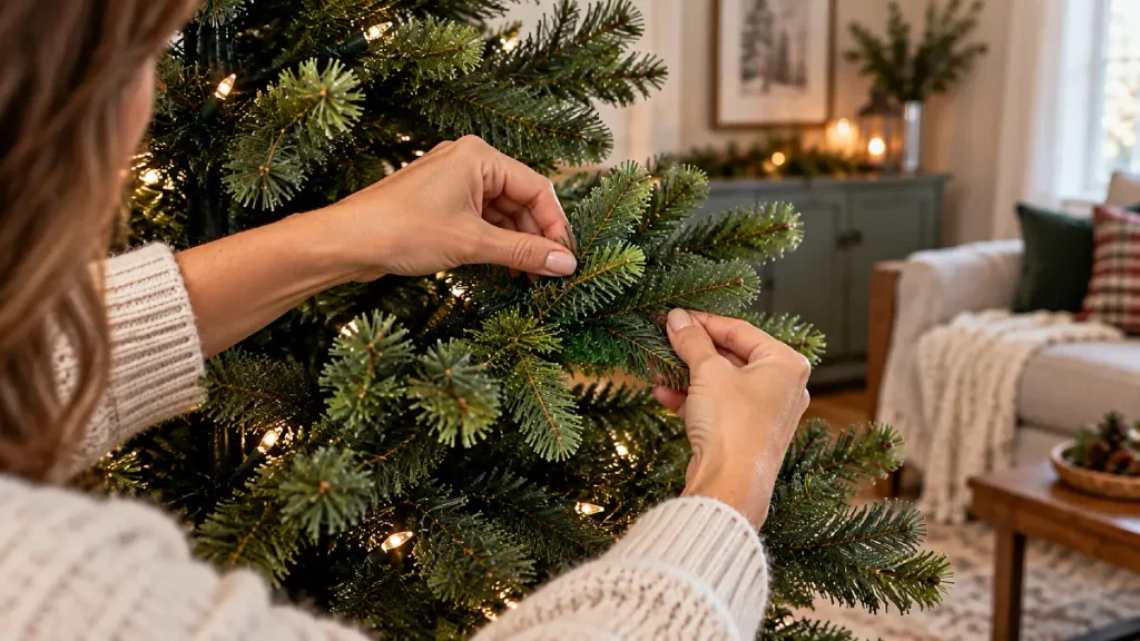 Rotate Each Tip Instead of Spreading Branches Like a Flat Fan