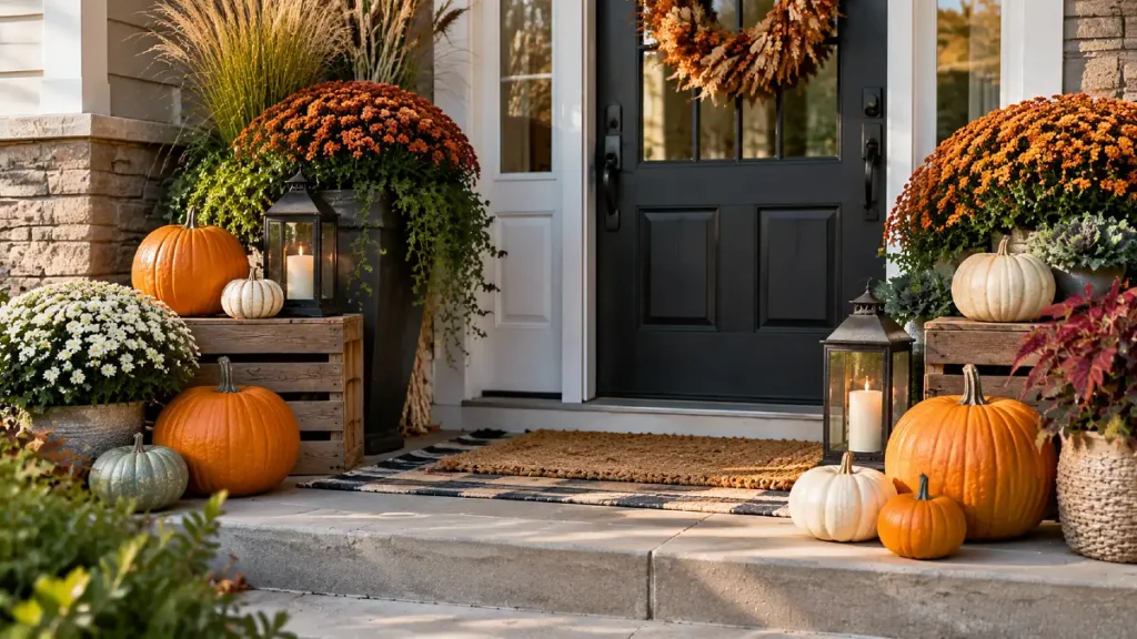 Use the Three-Part Pumpkin Formula for a Longer-Lasting Porch