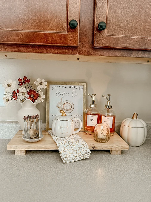 A Cozy Fall Coffee Station