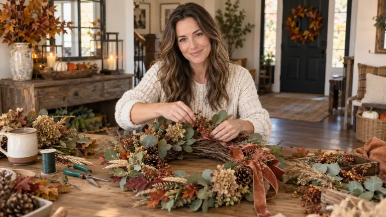 How to Make a Fall Wreath That Carries You Through Thanksgiving