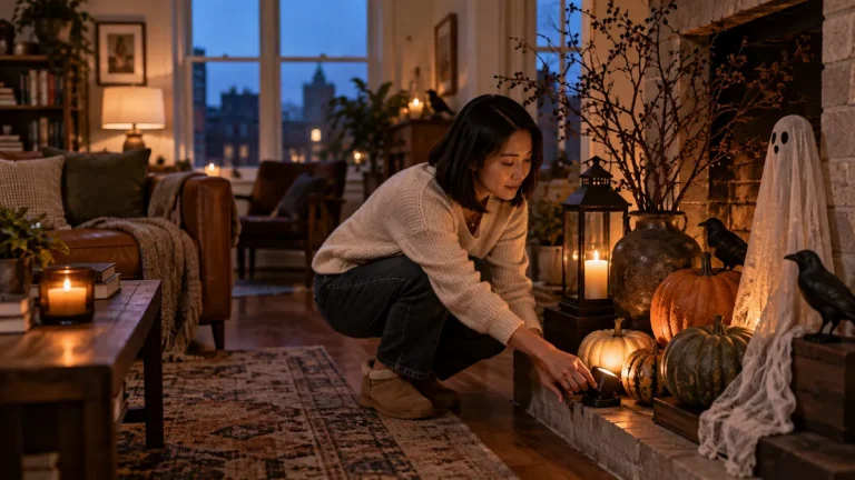 How to Light a Halloween Display So It Actually Shows Up After Dark