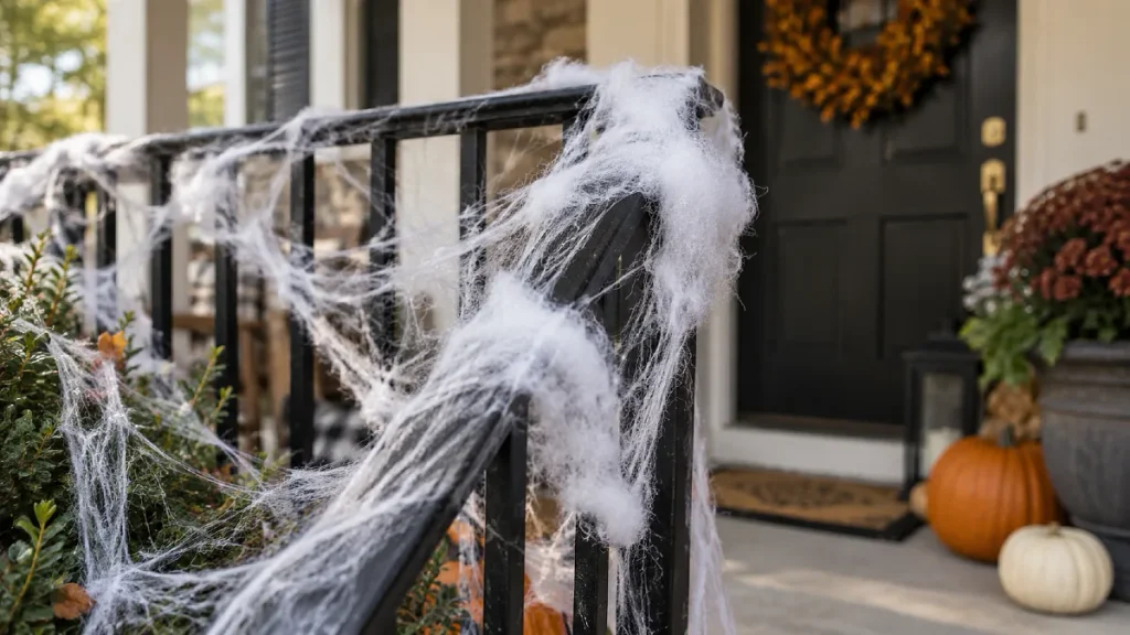 Why Fake Spider Webs Turn Into Puffy White Clumps