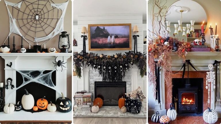 20 Halloween Mantel Ideas That Take Under an Hour