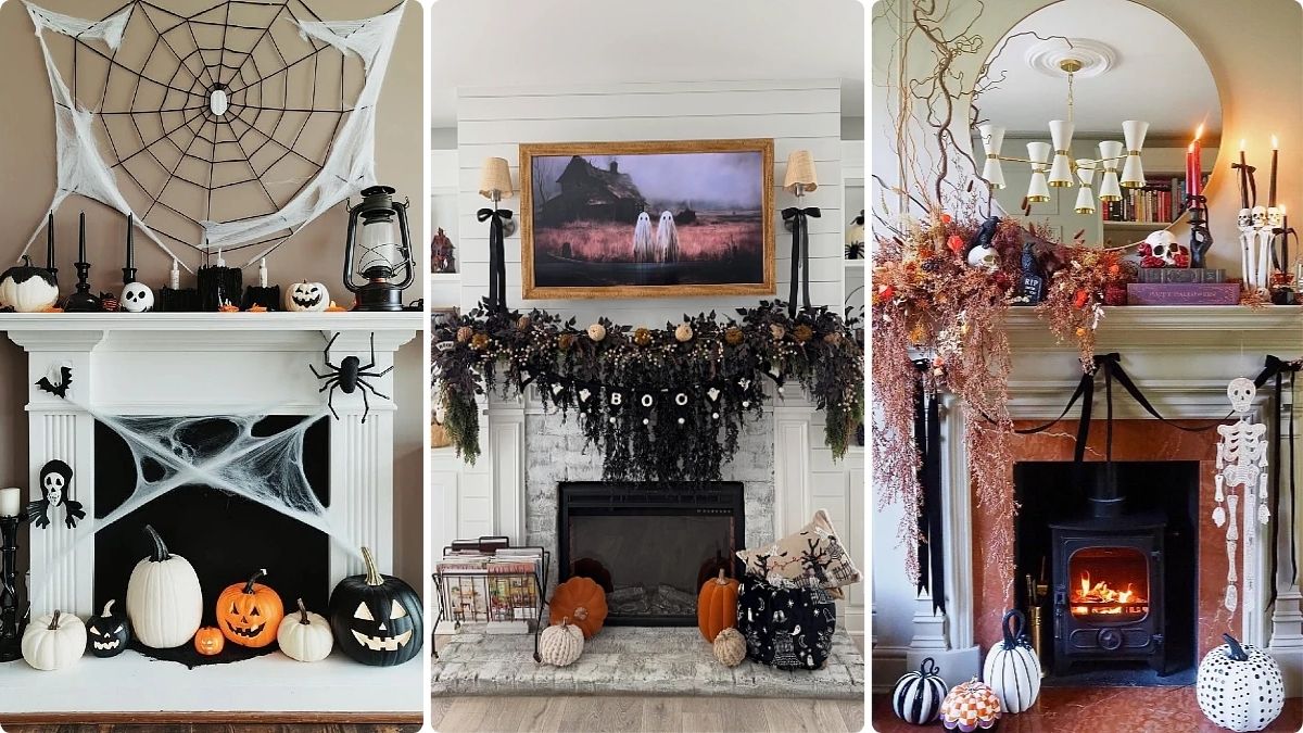 20 Halloween Mantel Ideas That Take Under an Hour