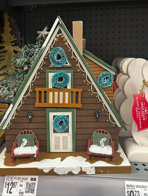 A Rustic Christmas Cabin
