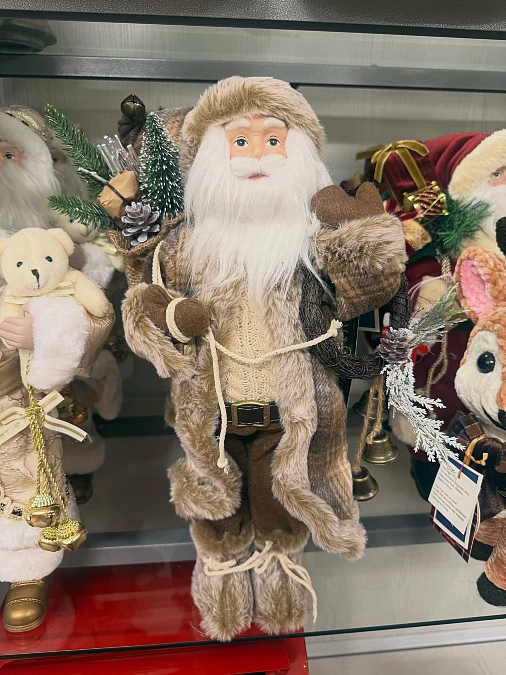 Woodland Santa Shelf Figure