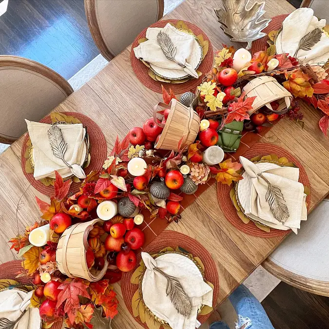 Apple Harvest Fall Tablescape