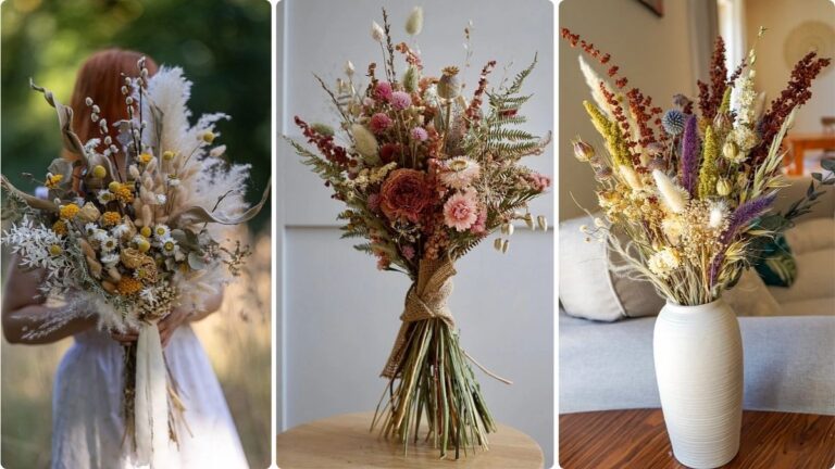 19 Dried Floral Arrangements That Carry Your Fall Decor Into November