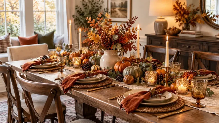 22 Fall Tablescape Ideas You Can Build From One Trip to the Craft Store