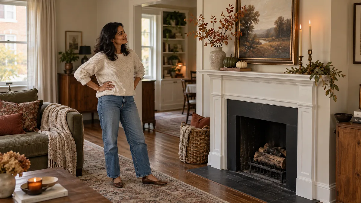 How to Decorate a Fall Mantel Without It Looking Like a Craft Store Exploded