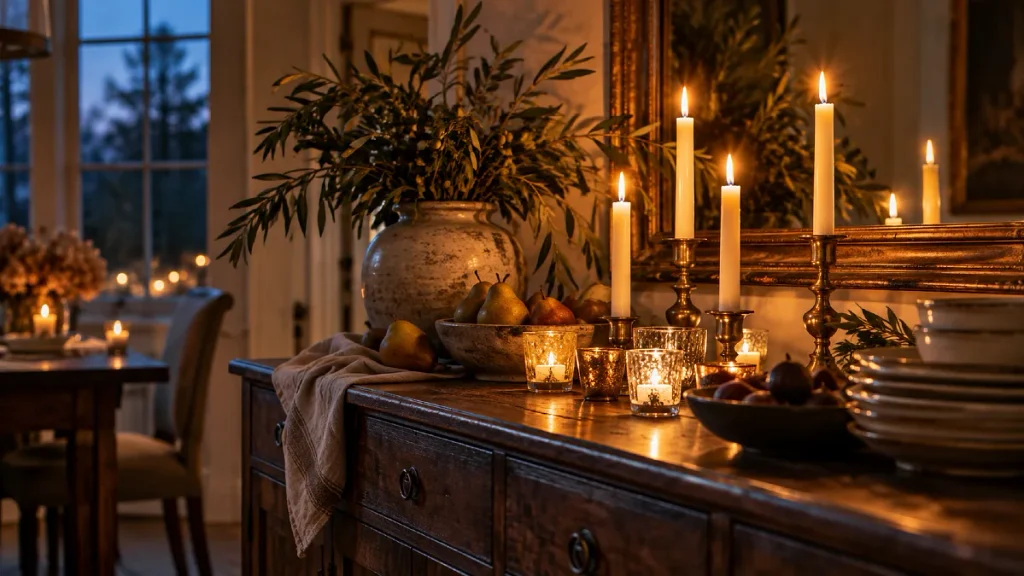 Let Candlelight Do More of the Decorating