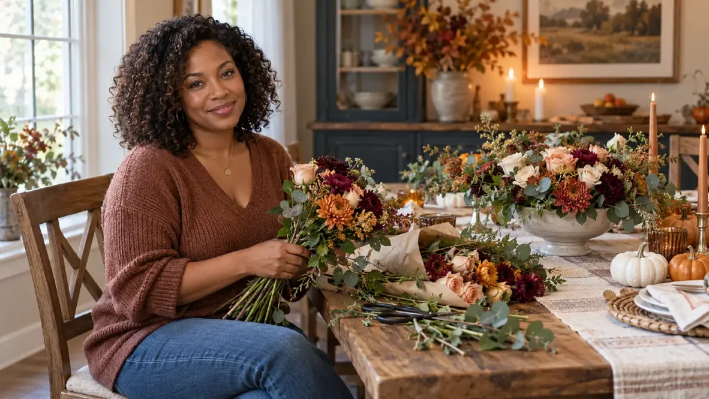 DIY Thanksgiving Centerpiece: How to Make One With Grocery Store Flowers