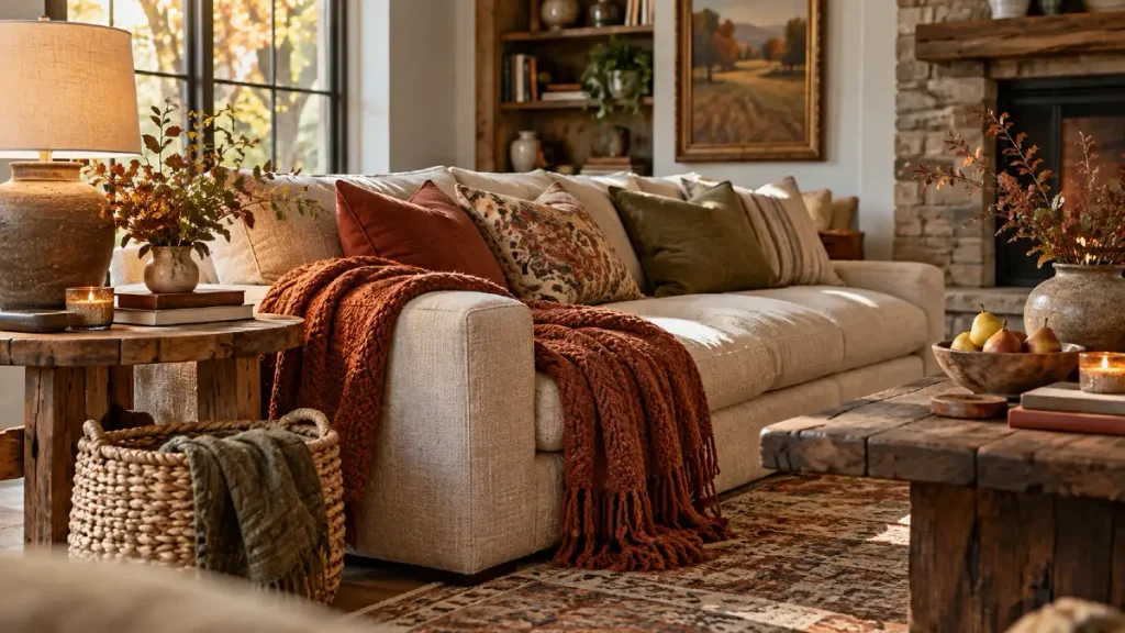 Start With Fall Color, Not Thanksgiving Decorations